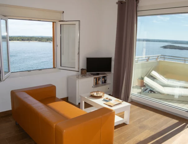 pěkný apartmán pro dvě osoby s terasou a výhledem na moře v Mallorca